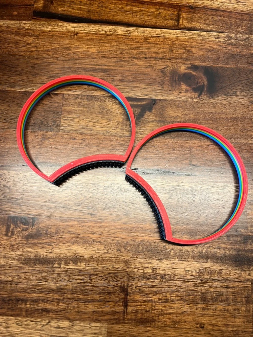 Disney Factory 55 / Aloha Interchangeable Velcro Love is Love Pride Rainbow Ears